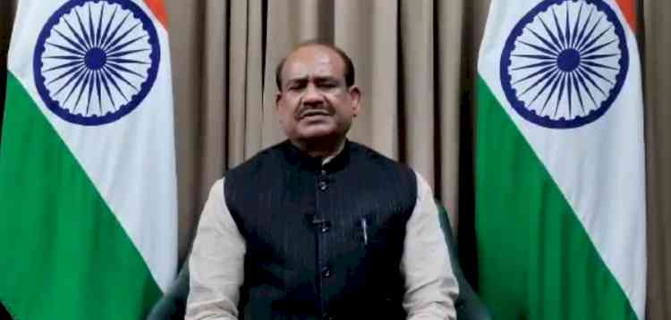 International issues should be resolved through dialogue: Om Birla