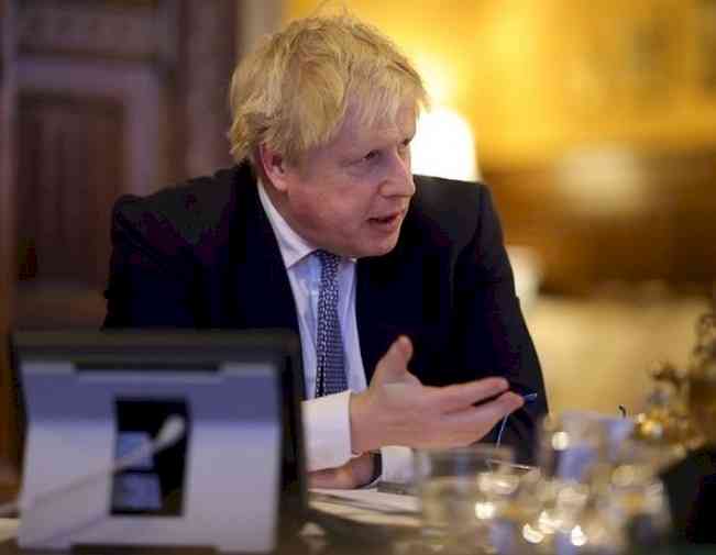 UK PM Johnson meeting Ukraine's president in Kiev
