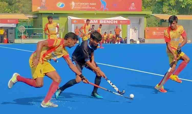 Men's hockey nationals: U.P, Karnataka, Maharashtra score big wins; Haryana held 4-4 by Odisha