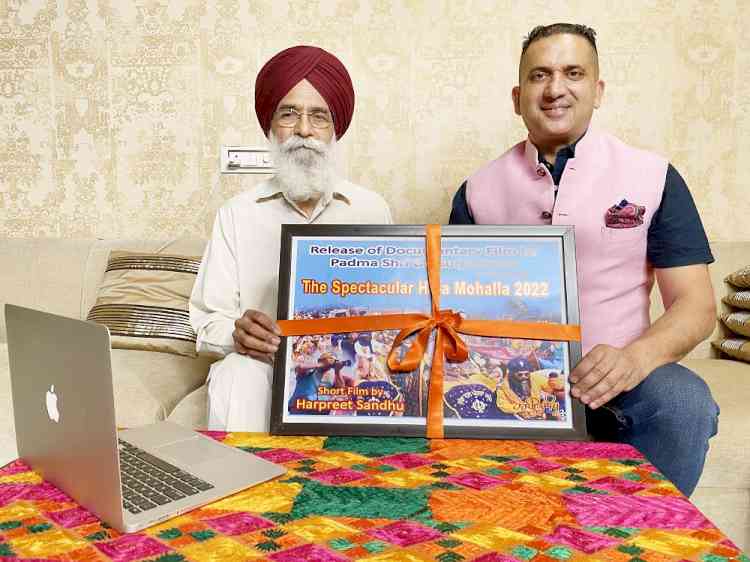 Padma Shri Dr Surjit Patar releases short film, “Spectacular Hola Mohalla 2022” 