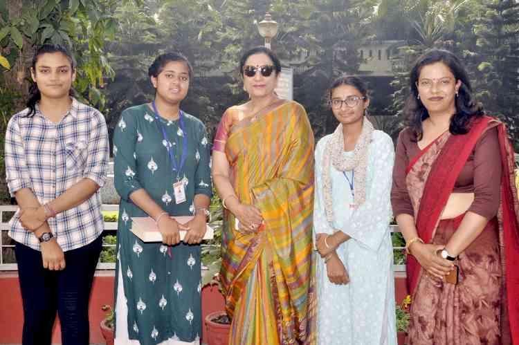 KMV’s Shruti bags top position in B. Sc. Biotechnology semester V results