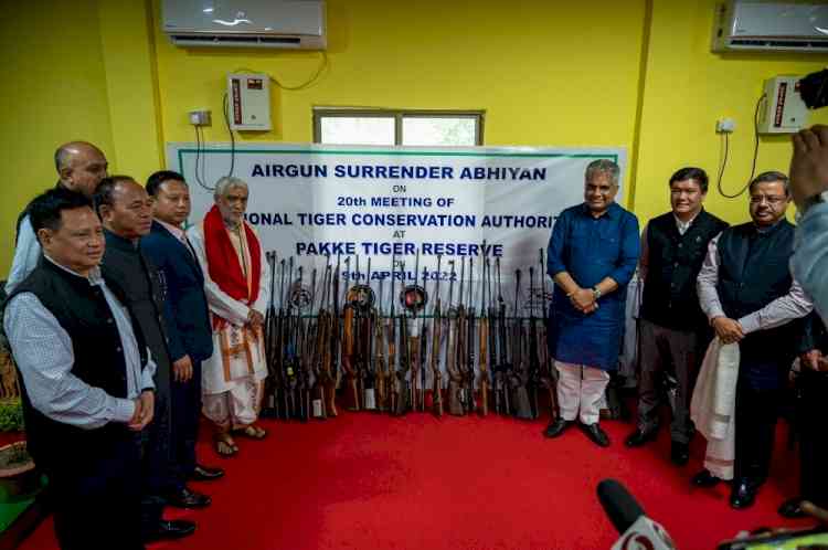 Over 2,200 airguns surrendered in Arunachal over appeal to save birds, animals