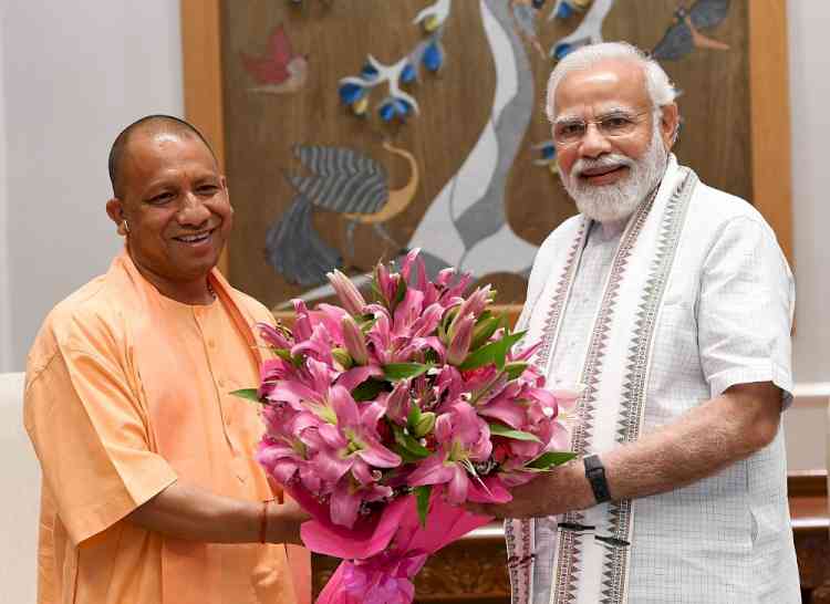 Yogi meets President Kovind, PM Modi
