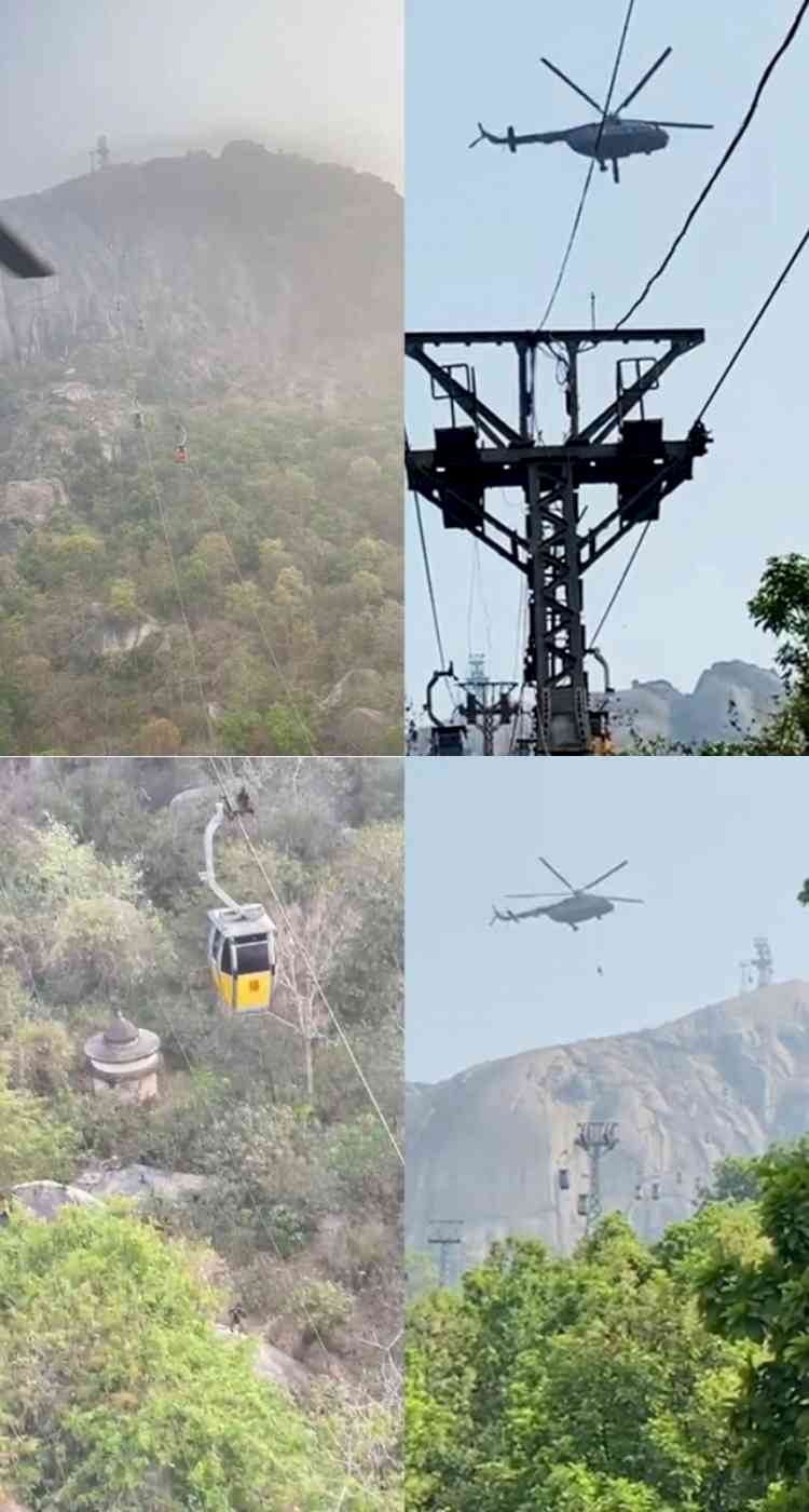 2 dead in Jharkhand cable car mishap, IAF rescue op underway