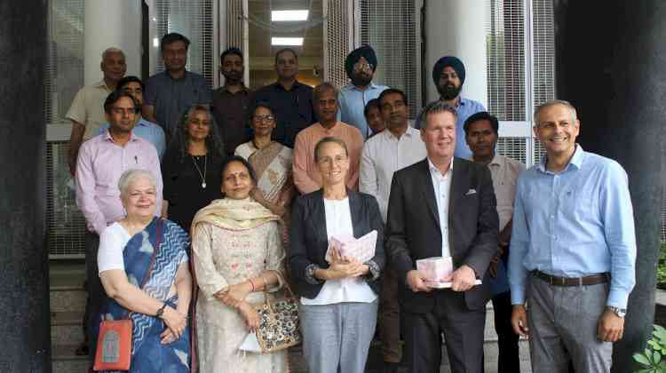 Swedish delegation visited CRIKC, Panjab University 