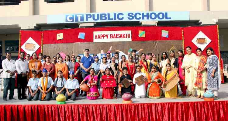 CT World School and CT Public School students mark Baisakhi