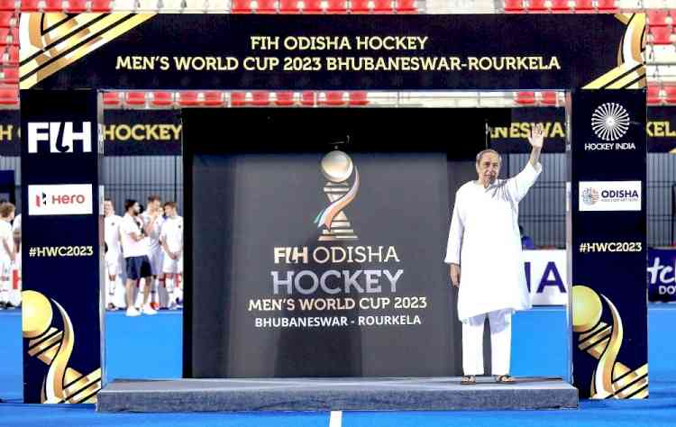 Naveen Patnaik unveils official logo of FIH Odisha Hockey Men's World Cup 2023