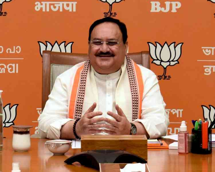 Nadda inaugurates new BJP office in Gurugram