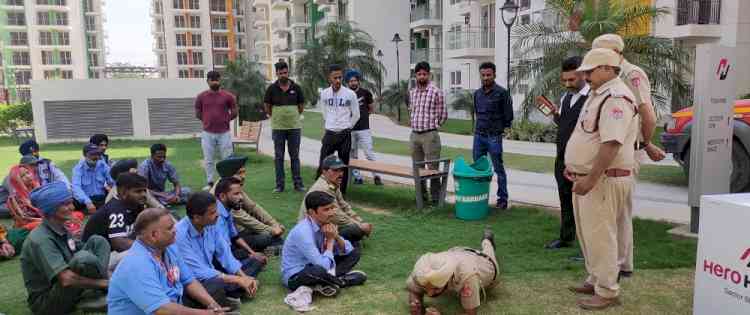 Hero Homes organizes Mock Fire Drill to teach fire and safety measures to residents