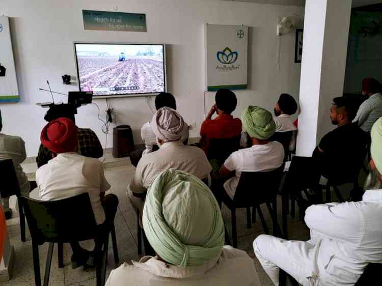 Farmers across district motivated to adopt ridge seeding technique for paddy sowing for conservation of depleting underground water