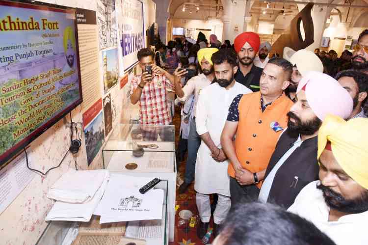 Tourism and Cultural Affairs Minister, Punjab Harjot Singh Bains released film, “The Bathinda Fort” 