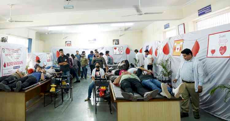 Blood donation camp organised by CGC Landran