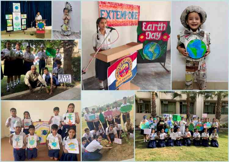 Eco Club conducted Plantation Drive on `Earth Day’ at Innocent Hearts: Spread Message of 'Go Green'