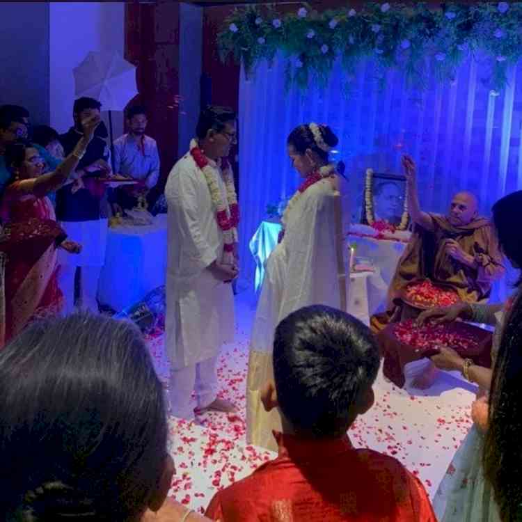 Celebrity IAS couple ties the knot with Ambedkar's picture as witness