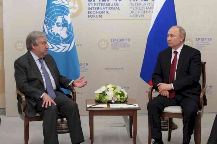 Guterres to ramp up Ukraine mediation with Moscow meeting with Putin