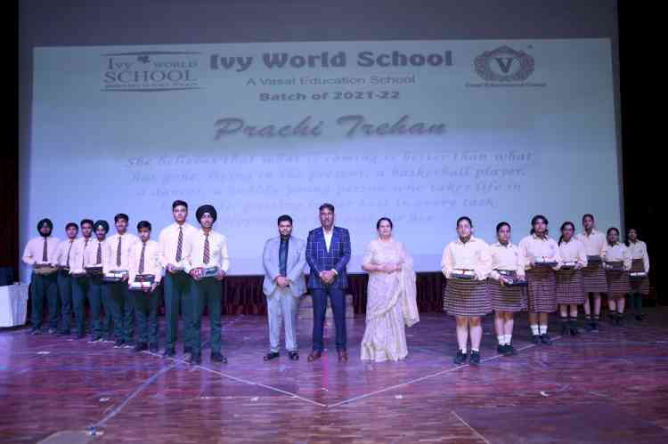Blessing Ceremony at Ivy World School for Grade XII Batch of 2021-22