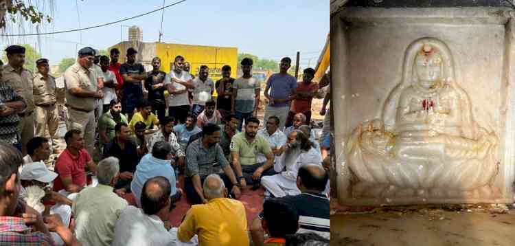 Idol desecrated in Gurugram's Dadi Sati Mata temple