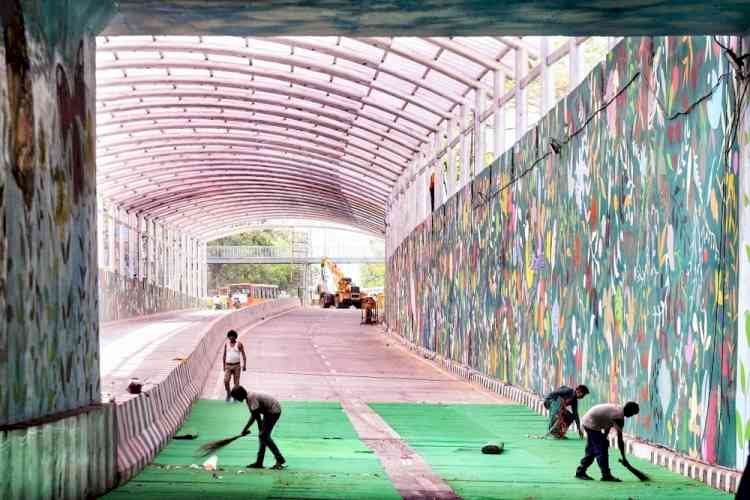 Ashram underpass opens for regular traffic