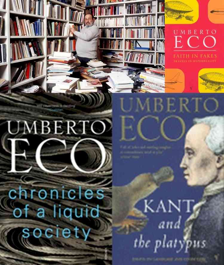 Key insights, tastefully served: The essays of Umberto Eco (IANS Column: Bookends)