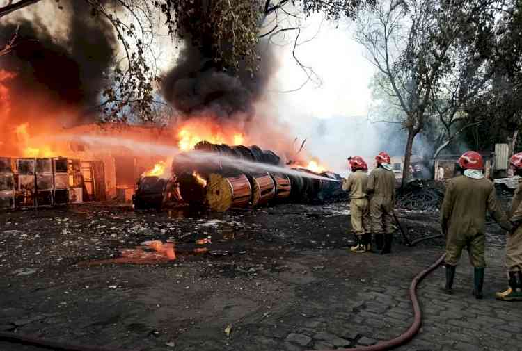 Major fire at railway warehouse in Delhi