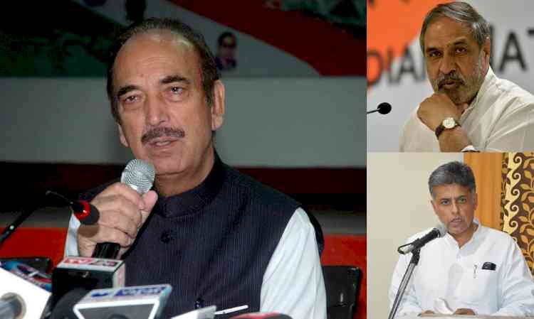 G-23's Azad, Hooda, Tewari get place in 'Chintan Shivir' committees