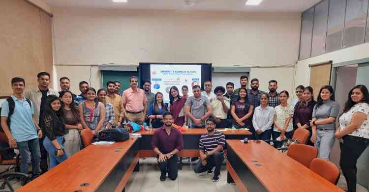 University Business School organized a talk on “Campus to Corporate”