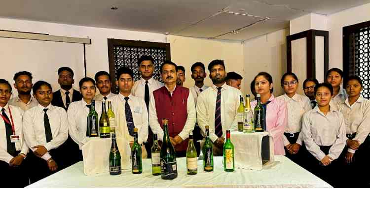 School of Hospitality and Tourism Management of Innocent Hearts Group of Institutions organized workshop on “Wine Tasting”