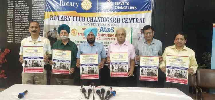 Poster for ‘Ek Kadam Aasha Ka’ free artificial legs camp unveiled