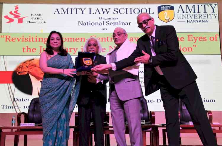 Amity University Haryana organised National Seminar on “Revisiting Women-Centric Laws From The Eyes Of The Judiciary In The North-West Region” 