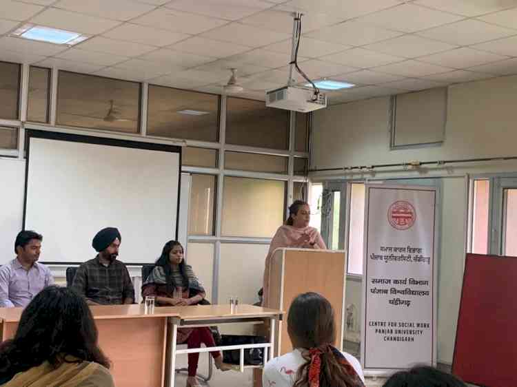 Centre for Social Work, Panjab University organised interactive session 