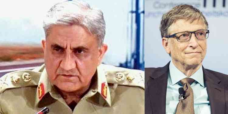 Pak Army chief, Bill Gates discuss polio, Covid