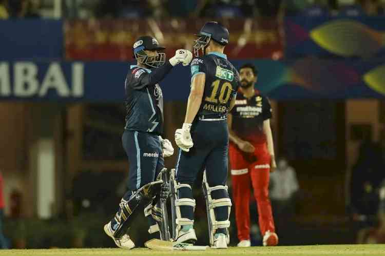 IPL 2022: Tewatia, Miller guide Gujarat Titans to 6-wicket win over Royal Challengers