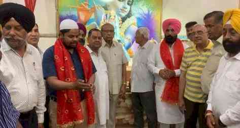 A Sikh, Muslim and Hindu set example of brotherhood and communal harmony in district 