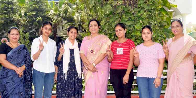 KMV’s Namita bags top position in B.A. Semester III results