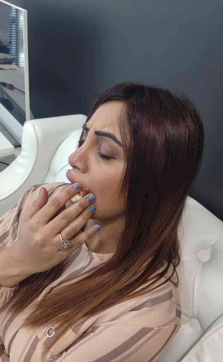 Arshi Khan injured during wrestling practice, undergoes dental surgery