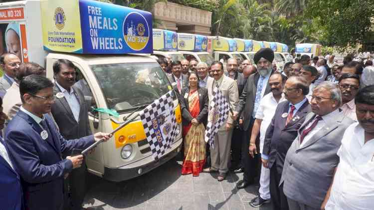 Lions Free Meals on Wheels Project of 20 Food Trucks for distribution of free food to underprivileged launched