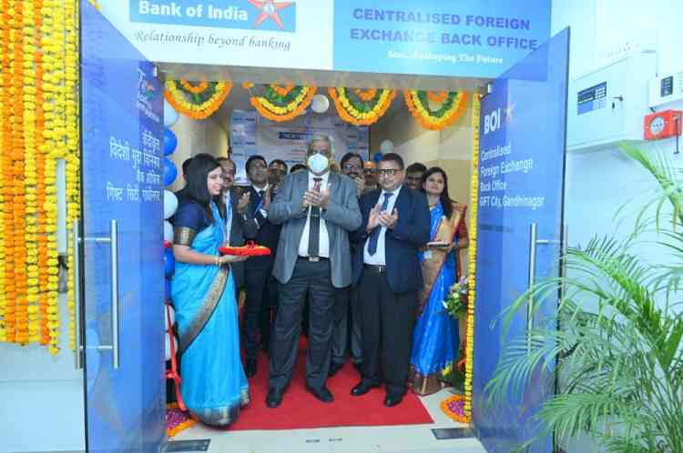 Bank of India establishes Centralised Foreign Exchange back office in Gift City, Gandhinagar