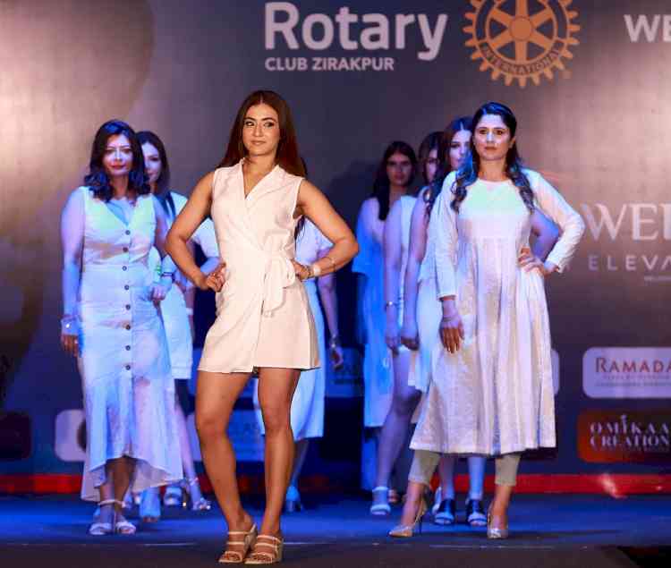 Special kids enthrall audience at fashion walk cum show -' Empower Diva 2022'
