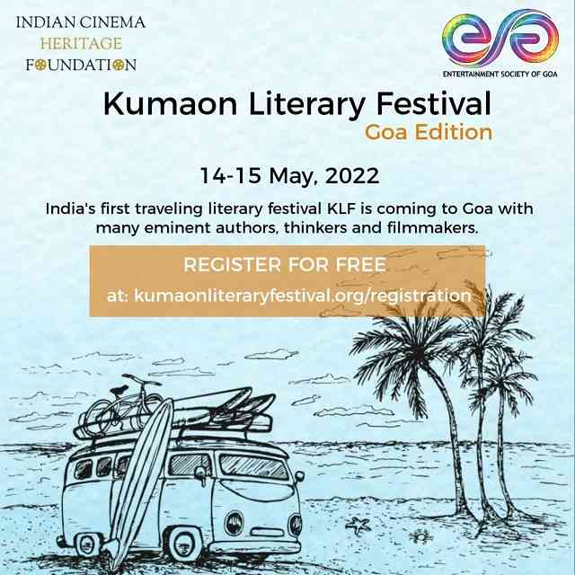 Kumaon Literary Festival to be held in Goa on May 14 and 15