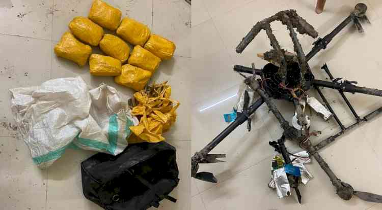 BSF shoots down Pakistani drone in Punjab, 10 kg heroin seized