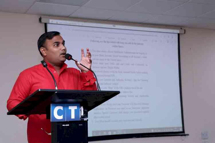 CT University’s School of Engineering and Technology holds Workshop on Cyber Crime Awareness