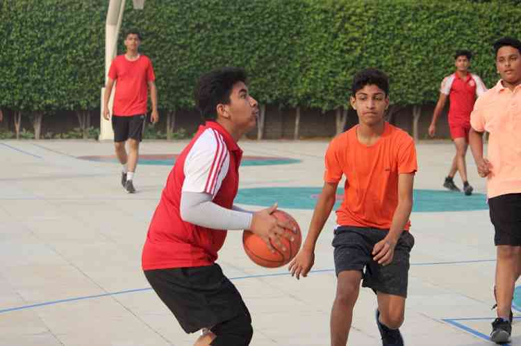 DPS RNE, Ghaziabad organises Inter House Basketball Tournament