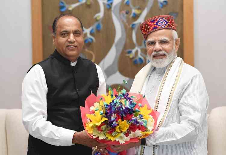 Himachal CM calls on Modi