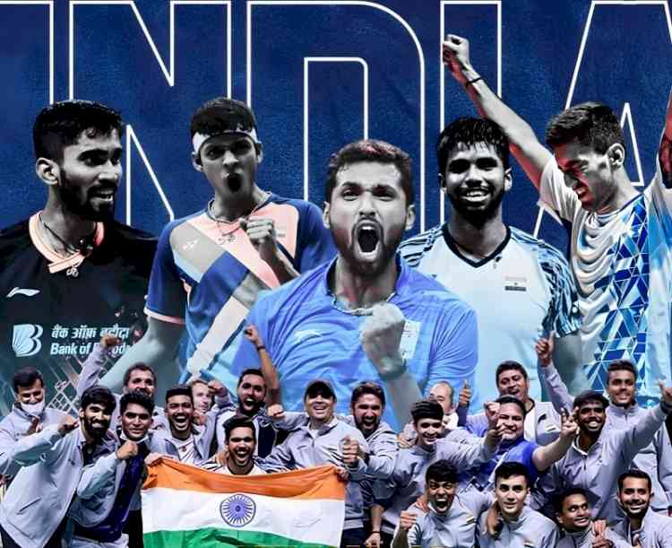 Thomas Cup: Minister Anurag Thakur announces Rs 1 crore cash award for men's badminton team