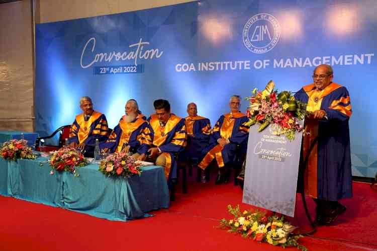 455 students awarded PGDM certificates at GIM's Convocation Ceremony 