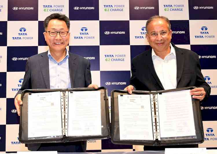 Hyundai, Tata Power signs MoU to build EV charging network