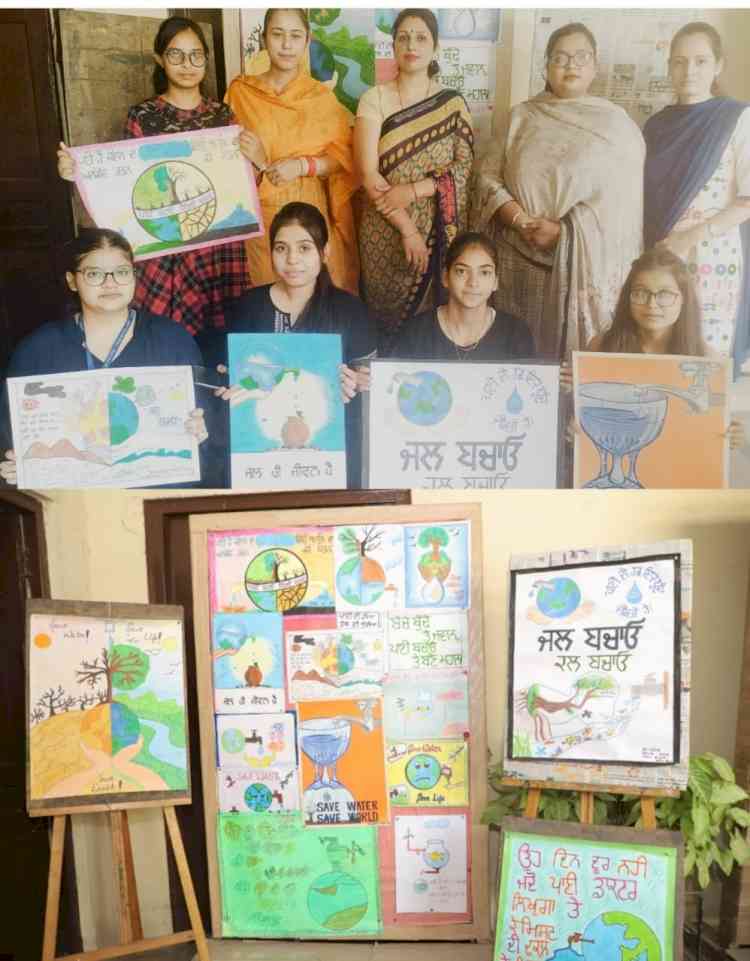 Amrita Pritam Sahit Sabha organises Poster Making Competition