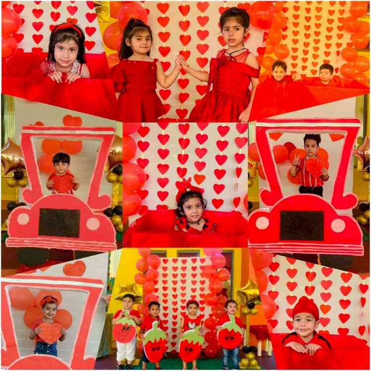 Ivy World Play School organized Red day Celebration