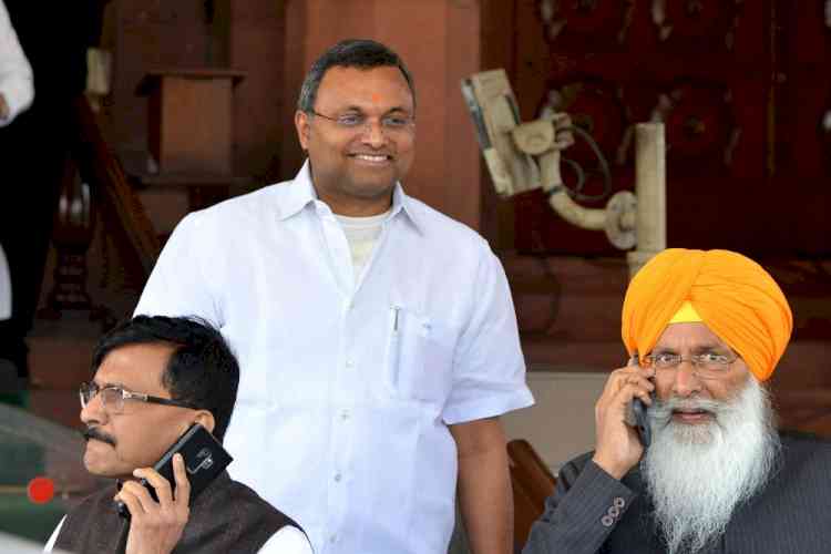 Karti named in FIR, Rs 50 lakh bribe paid to help Chinese nationals: CBI