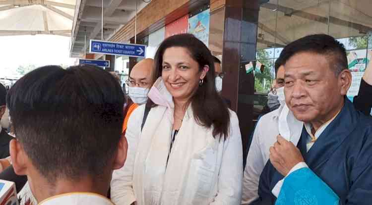 Uzra Zeya Under Secretary of USA arrived at Dharamsala on two day tour
